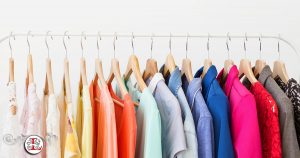 colorful clothing on rack